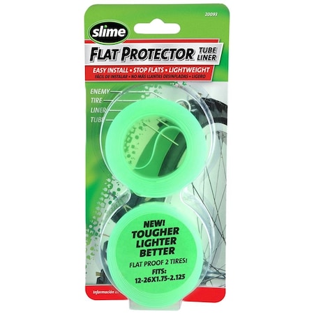 Slime Slime Rubber Bike Tube Liner Green, PK2 20093